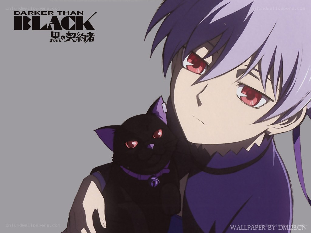 Darker Than Black character with cat