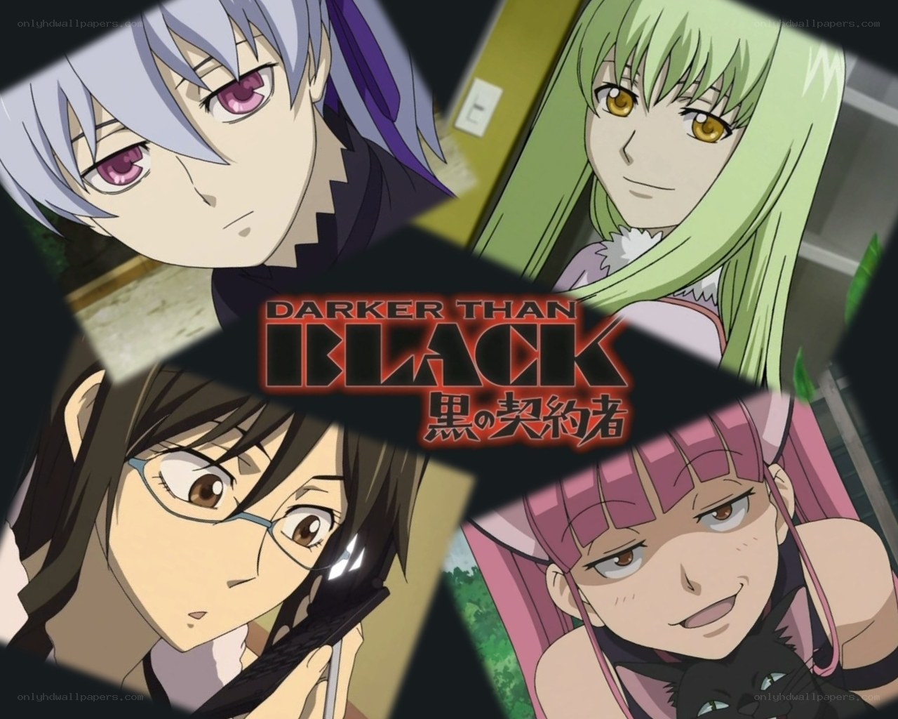 Darker Than Black characters collage