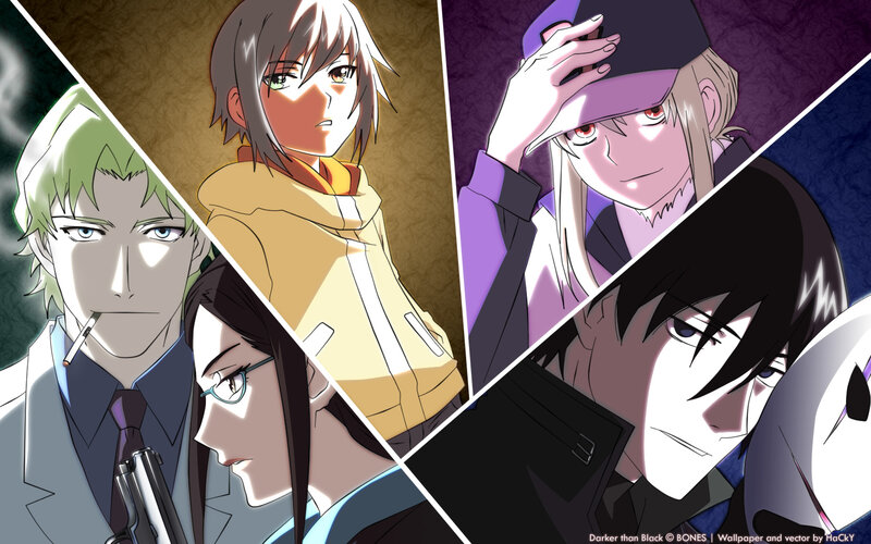 Darker than Black characters collage