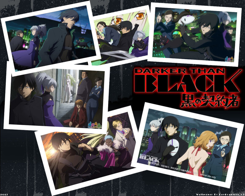 Darker Than Black collage