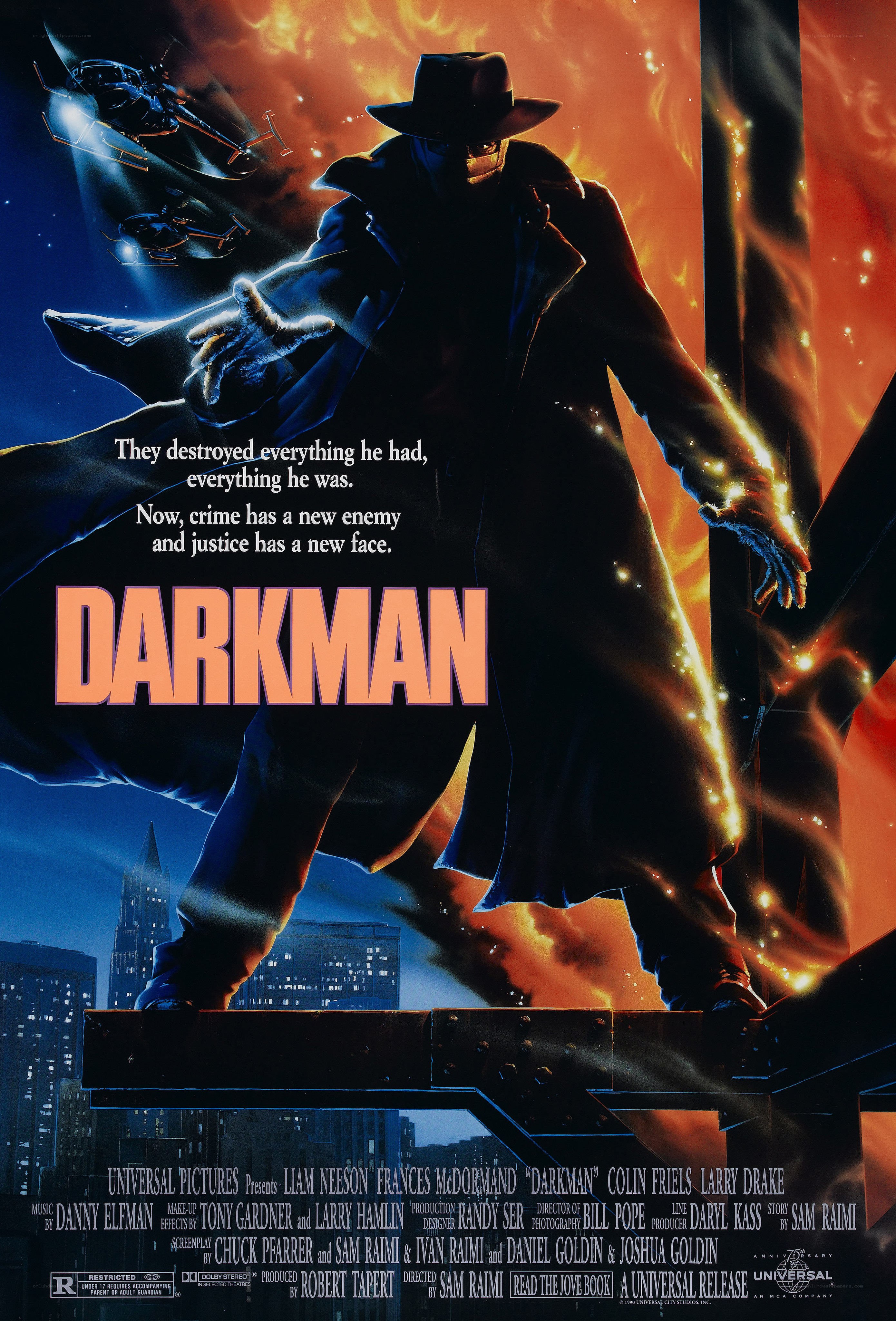 Darkman movie poster