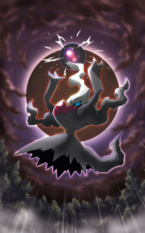 Darkrai unleashing a powerful attack