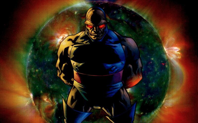 Darkseid stands before a planet