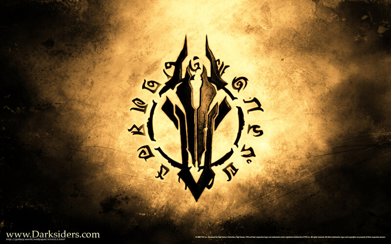 Darksiders logo wallpaper