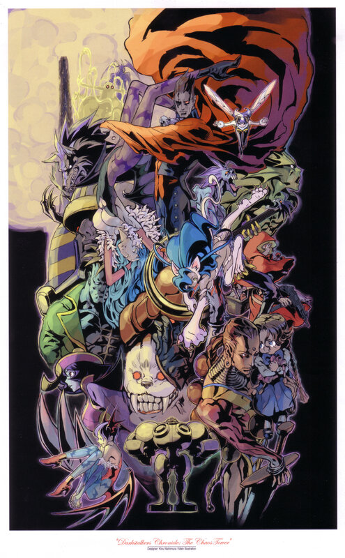 Darkstalkers character collage
