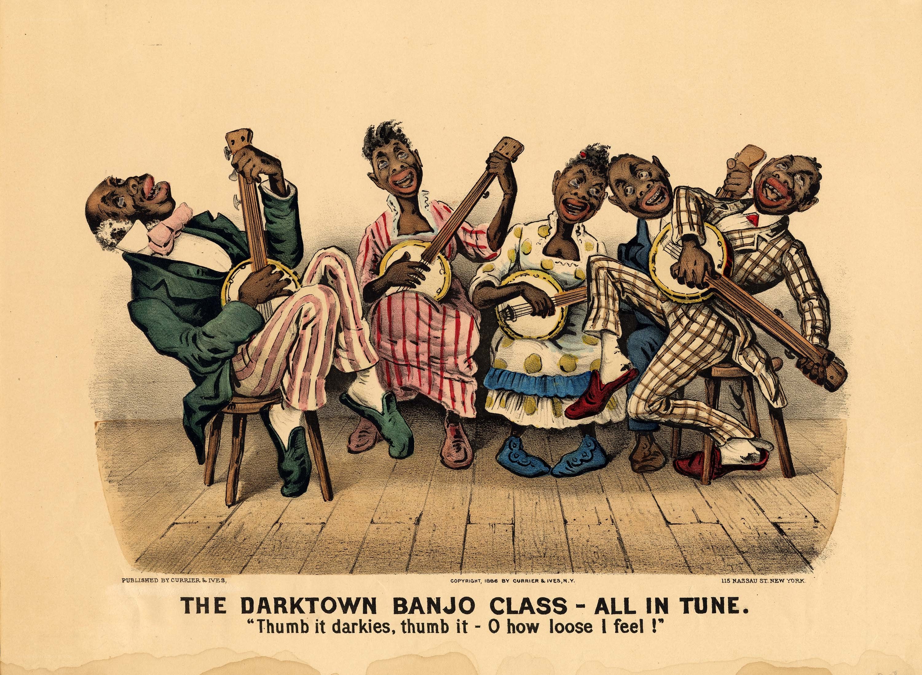 Darktown Banjo Class All in Tune