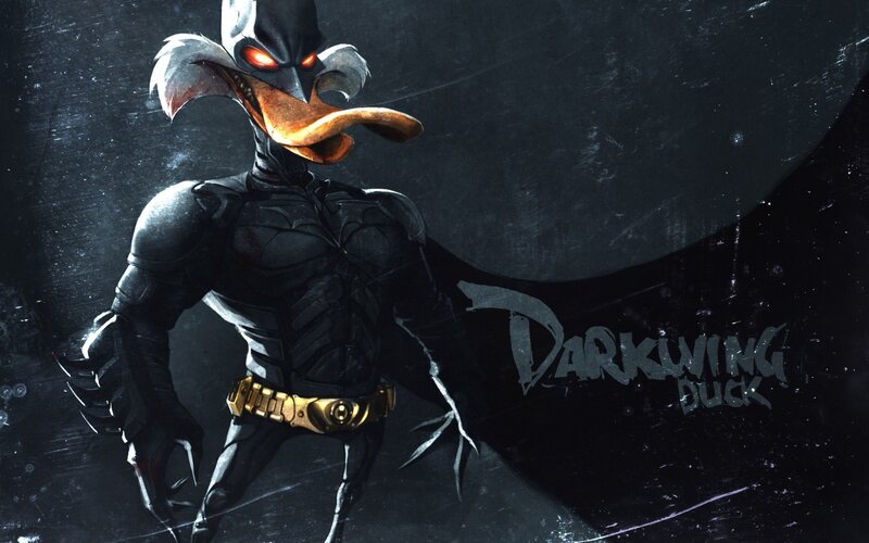 Darkwing Duck Character — Black
