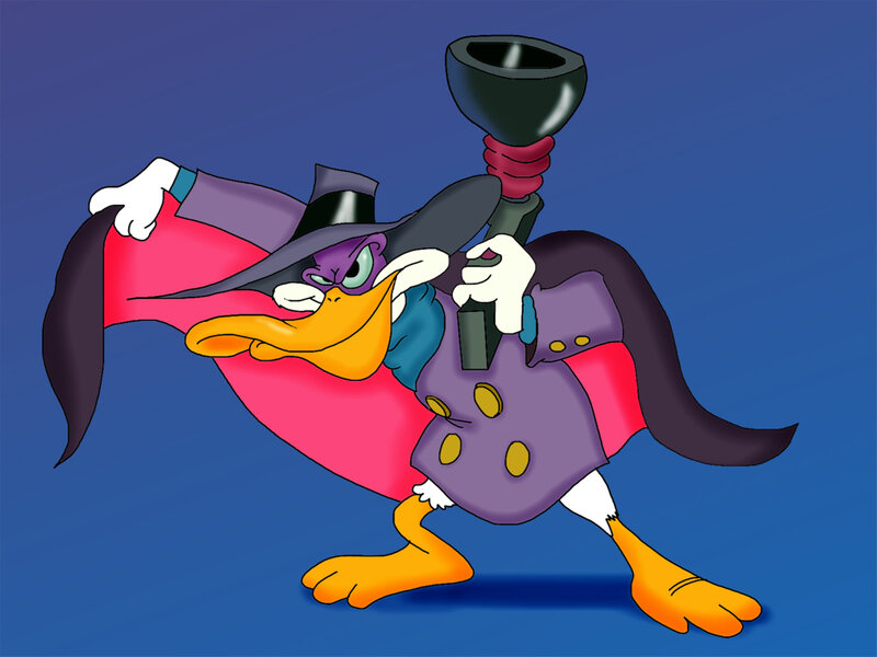 Darkwing Duck in action