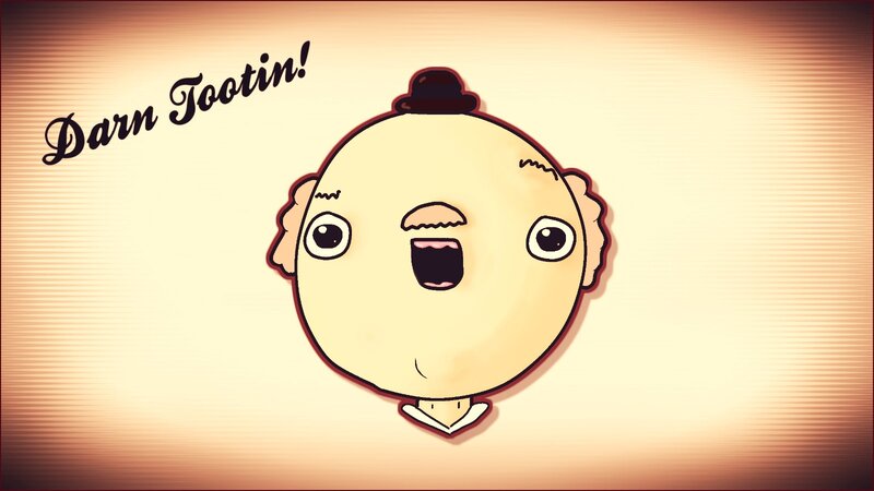 Darn Footin' cartoon character