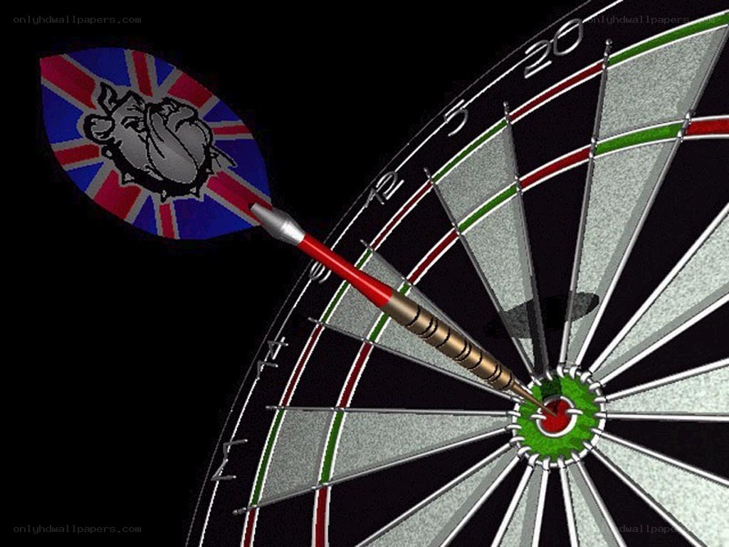 dart hitting bullseye
