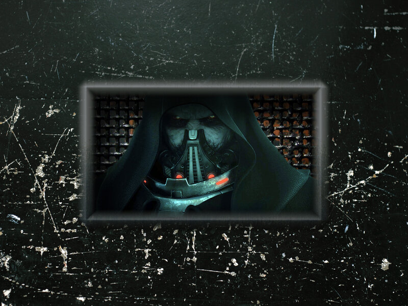 Darth Malgus through a viewport