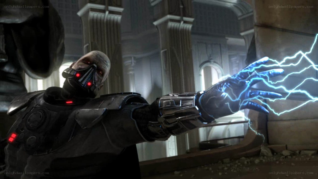 Darth Malgus with lightning