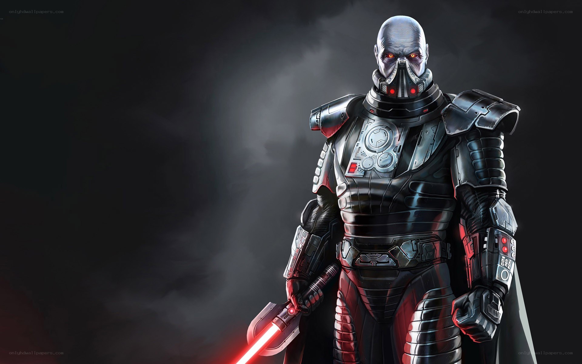 Darth Malgus with lightsaber