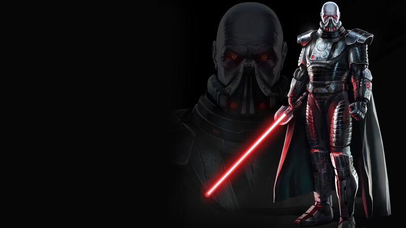 Darth Malgus with Lightsaber — Black