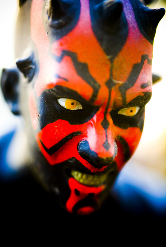 Darth Maul action figure close-up