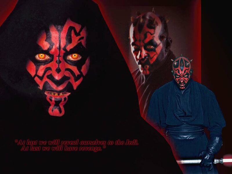 Darth Maul Character — Black