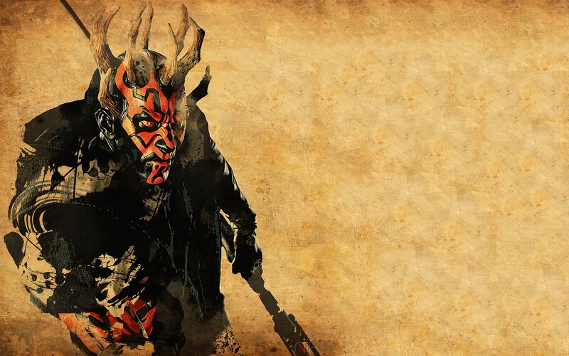 Darth Maul Character — Brown