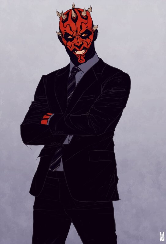 Darth Maul in a Suit