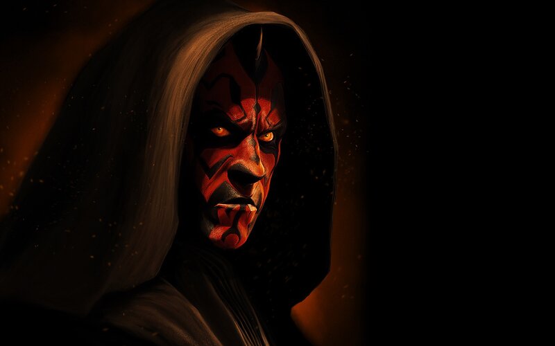 Darth Maul in Hood — Black