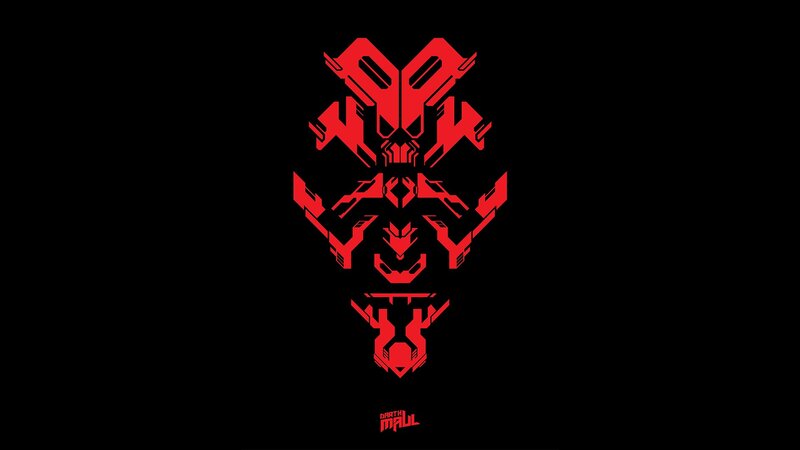 Darth Maul logo art