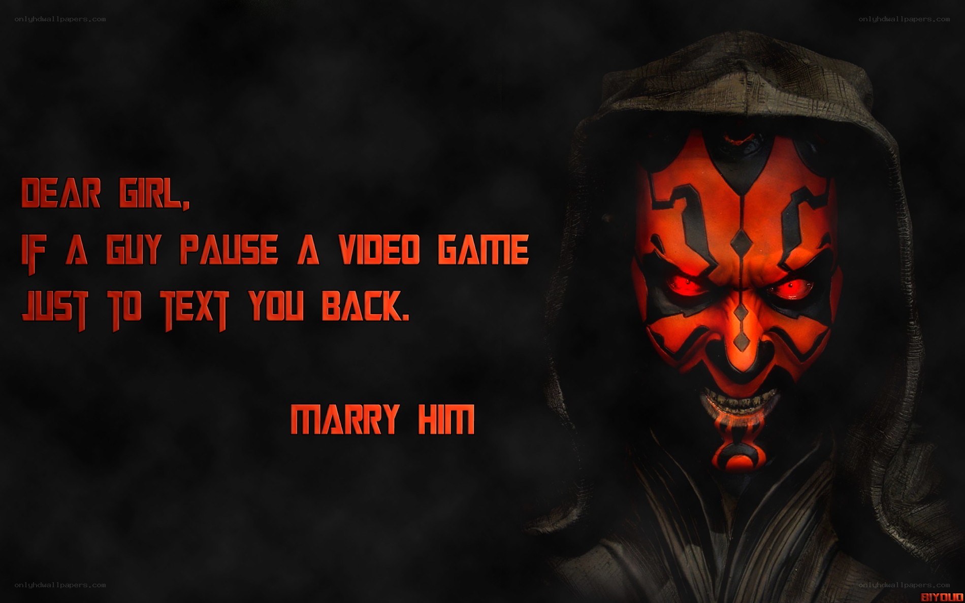 Darth Maul relationship advice