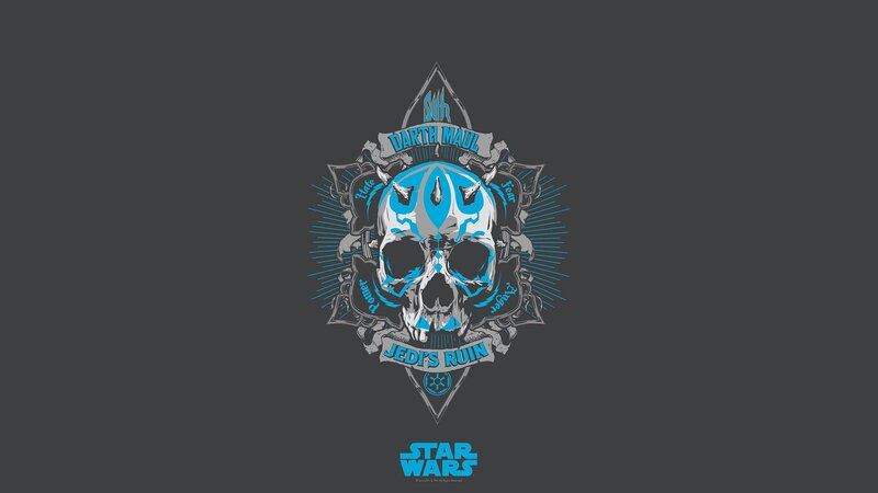 Darth Maul skull design