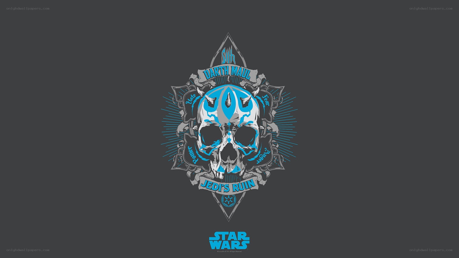 Darth Maul skull design