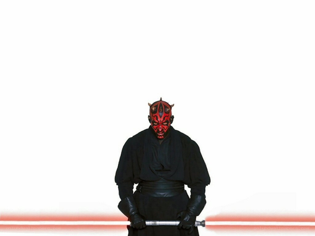 Darth Maul with lightsaber