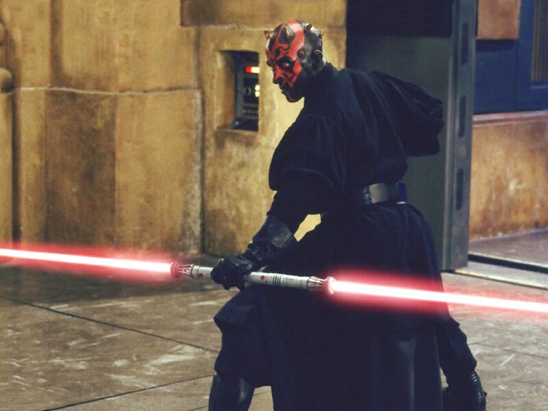 Darth Maul with Lightsabers — Red