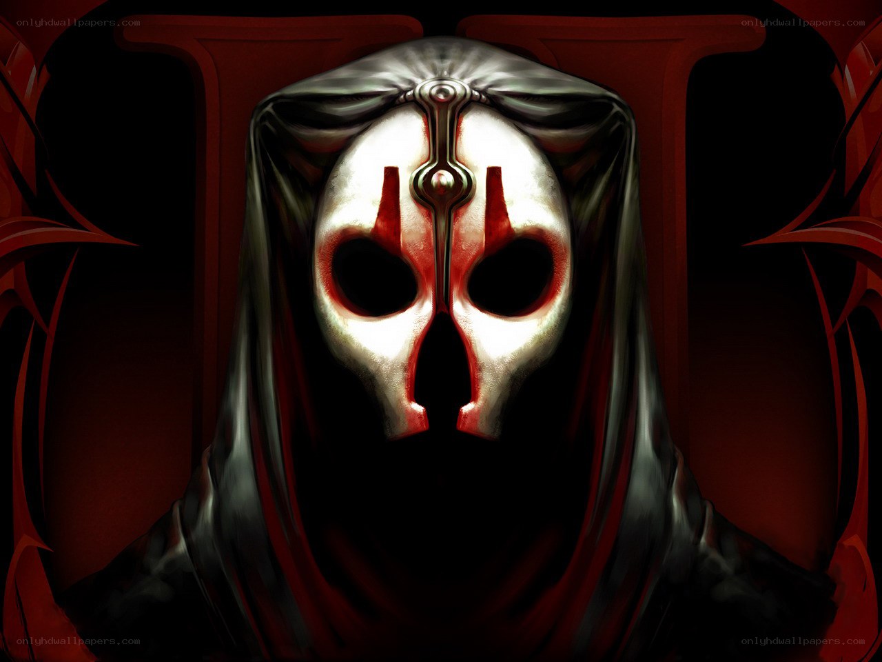 Darth Nihilus in a dark hood