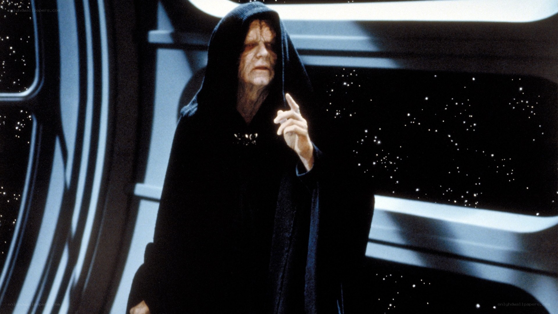 Darth Sidious in the cockpit