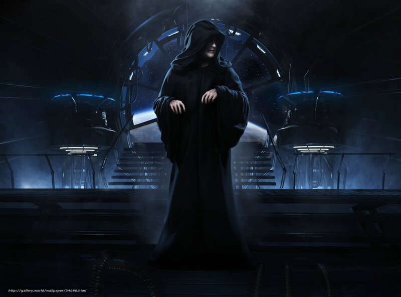 Darth Sidious in the cockpit