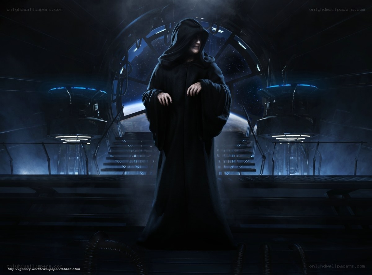 Darth Sidious in the cockpit