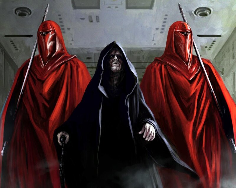 Darth Sidious with Guards — Red