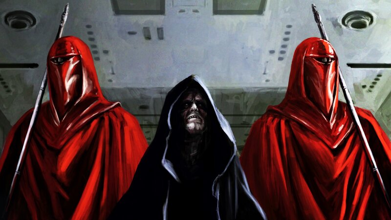 Darth Sidious with Guards