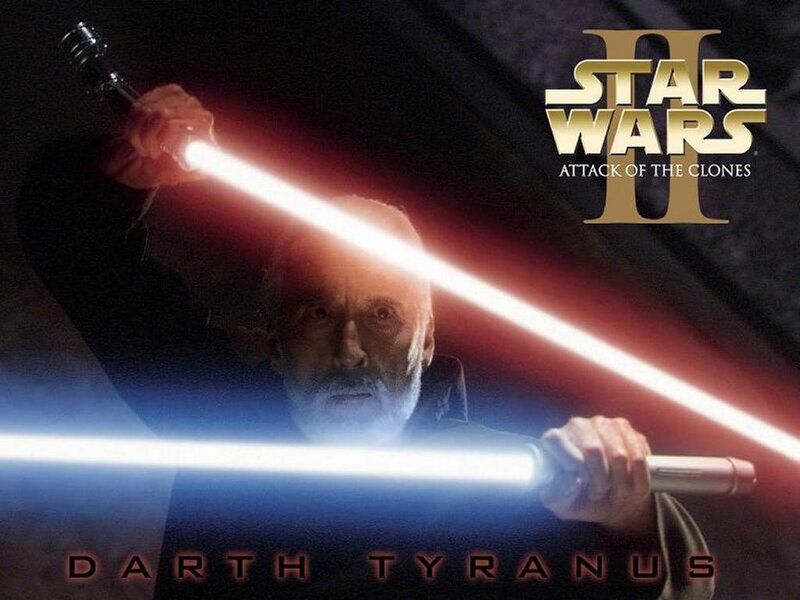 Darth Tyranus with Lightsabers