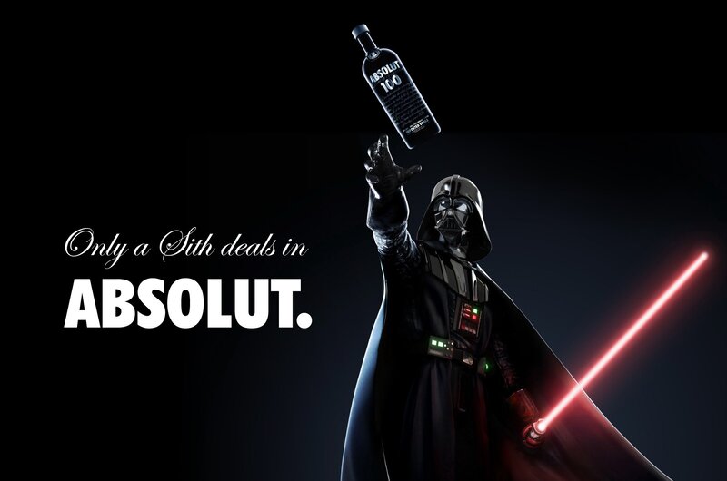 Darth Vader Absolut ad