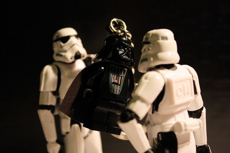 Darth Vader Action Figure — Black, Dramatic