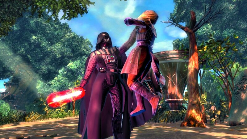 Darth Vader and a Jedi — Green