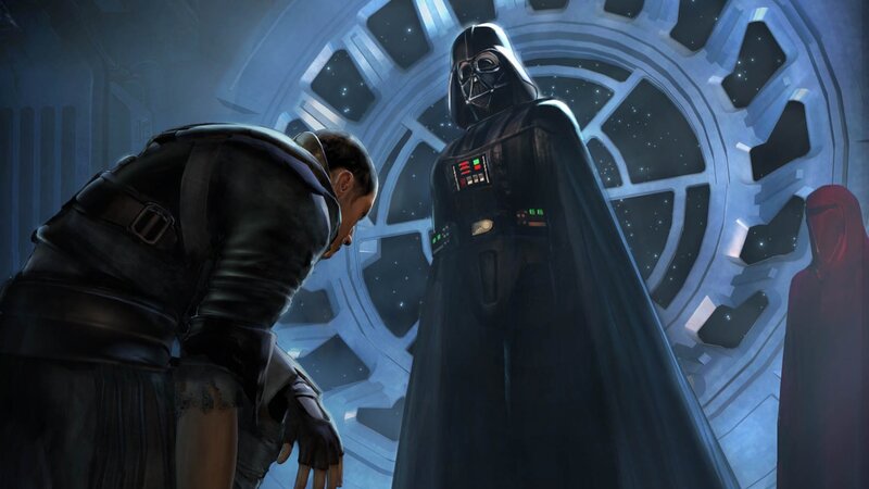 Darth Vader and a Man — Black