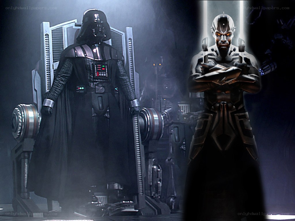 Darth Vader and a Sith Lord