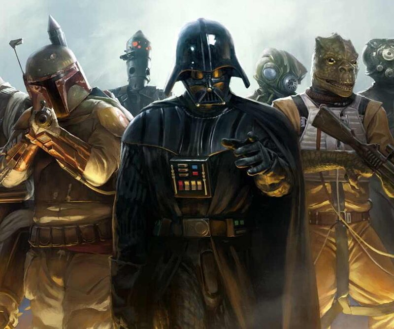 Darth Vader and Allies — Black, Dramatic