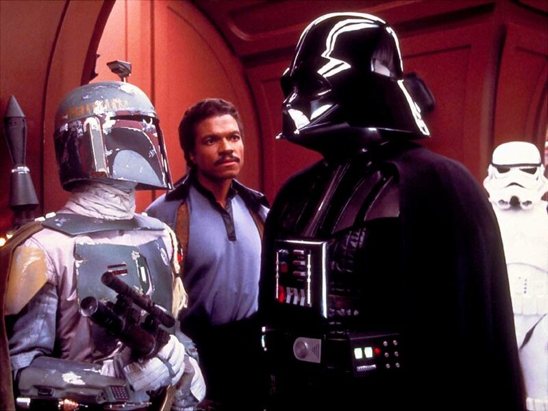 Darth Vader and Boba Fett scene