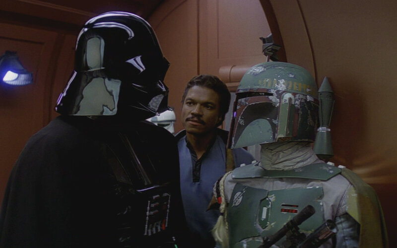 Darth Vader and Boba Fett scene
