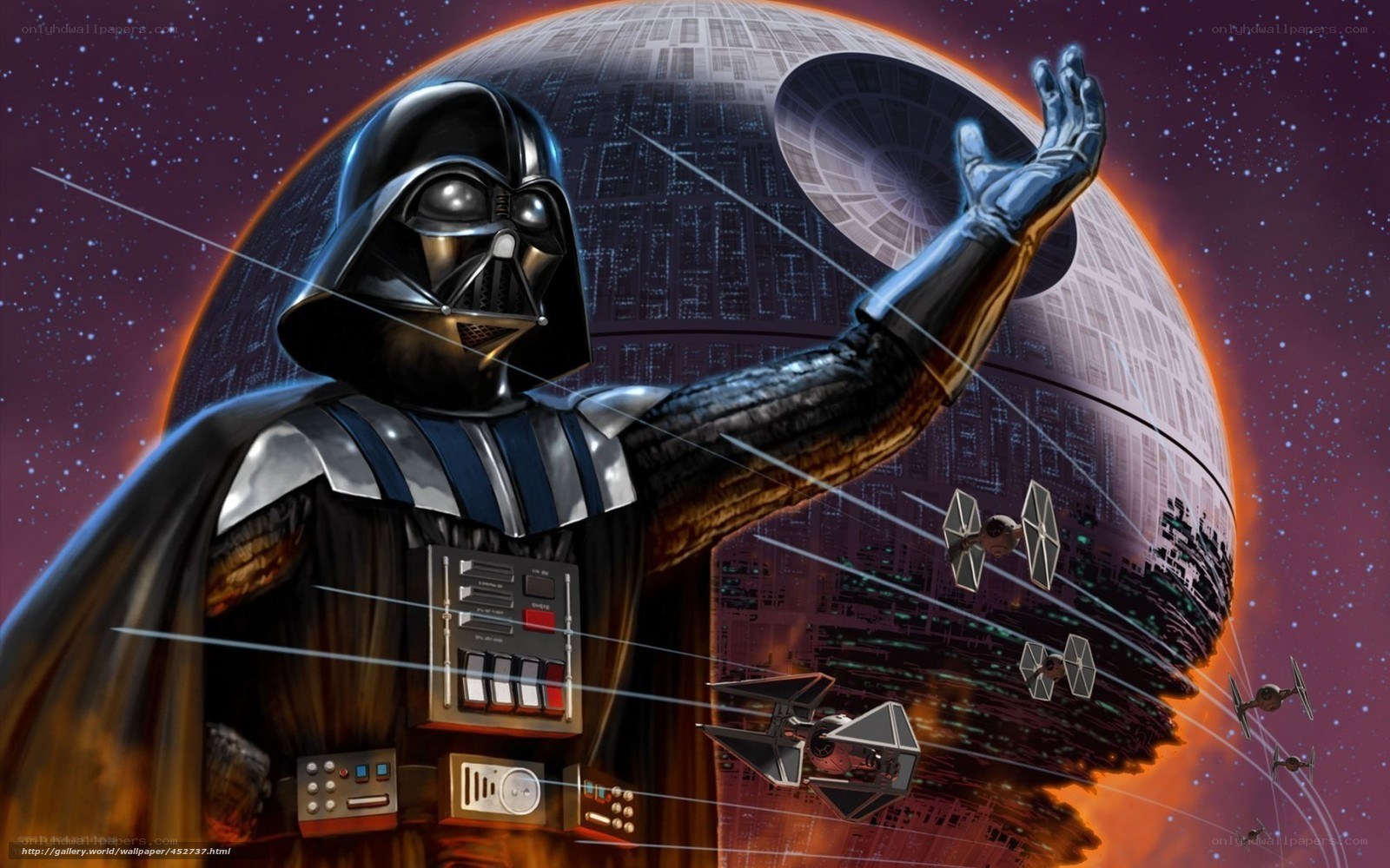 Darth Vader and Death Star