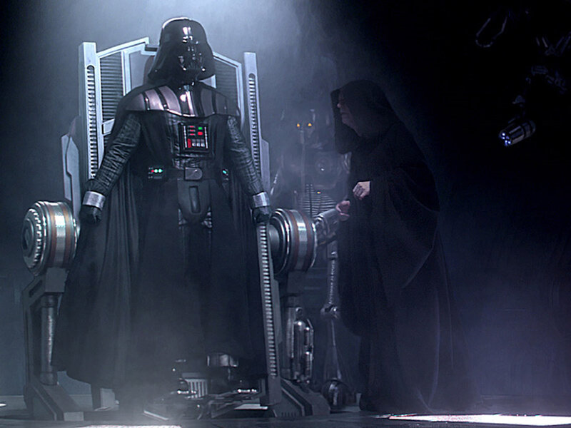 Darth Vader and Emperor — Black, Dark