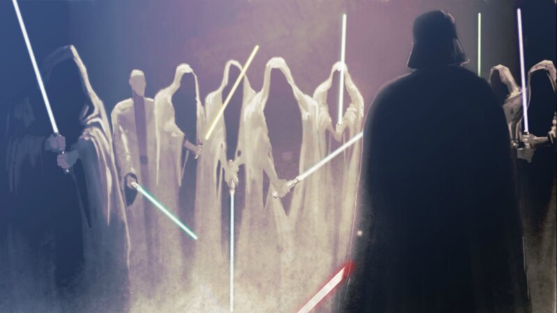 Darth Vader and Jedi Ghosts