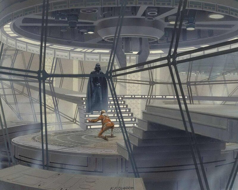 Darth Vader and Luke Skywalker — Gray