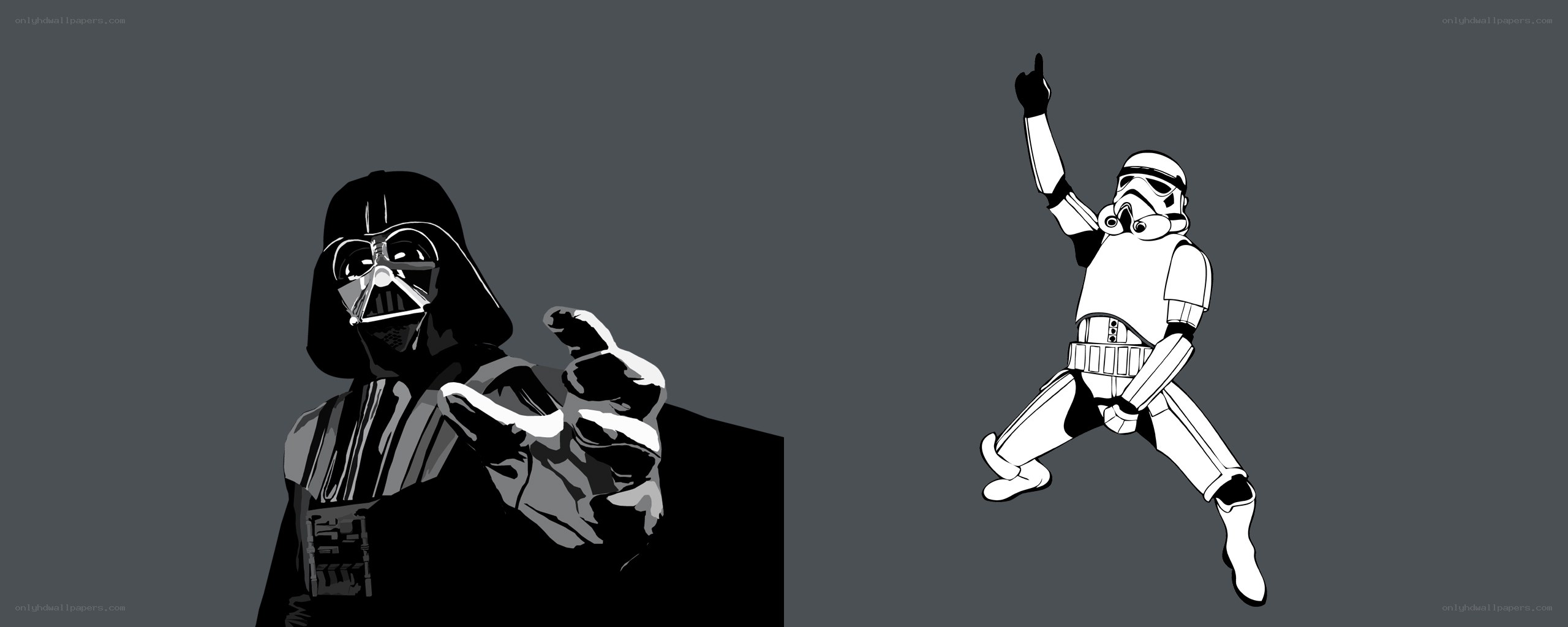 Darth Vader and Stormtrooper