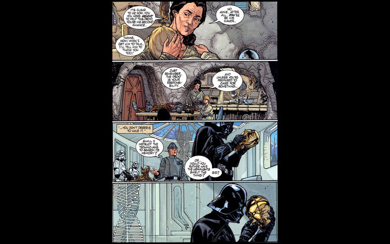 Darth Vader and the droid